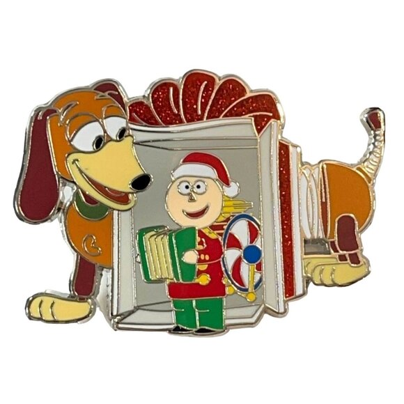 Disney Slinky Dog Trading Pin Pixar Toy Story Christmas Gift Badge Brooch Pin - Picture 1 of 6